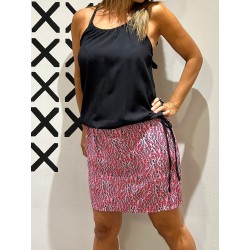 Vestido RING Black/Red