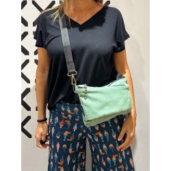 Riñonera FRANKFURT  Cotton Verde agua