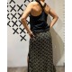 Falda Long PT  Grana/kaki