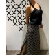 Falda Long PT  Grana/kaki