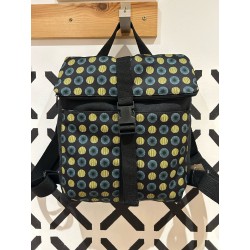 Mochila TEXAS Gris-Amarillo