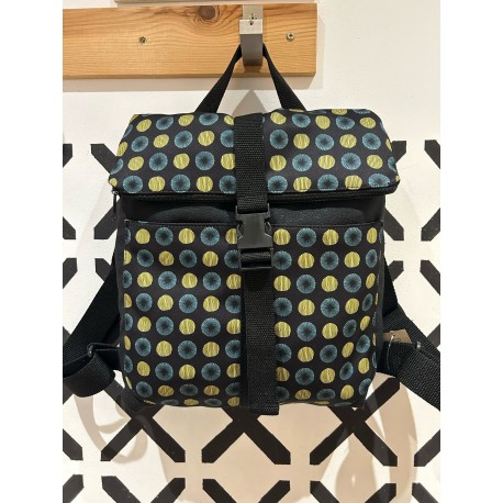 Mochila TEXAS Gris-Amarillo