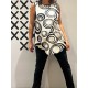 Top UPSIDE Black/White
