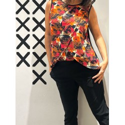 Top UPSIDE Black/orange