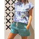 Short LILLY Turquesa