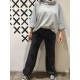 Pantalón BOMB print gris
