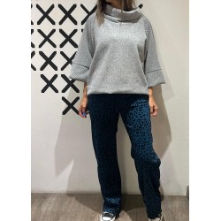 Pantalón PALACE Leopardo Azul