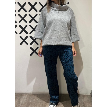 Pantalón PALACE Leopardo Azul