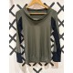 Camiseta LIN kaki