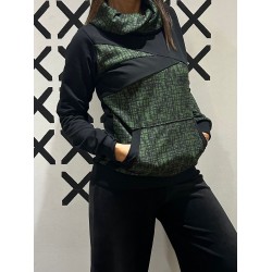 Sudadera PARIS sin CAPUCHA VERDE