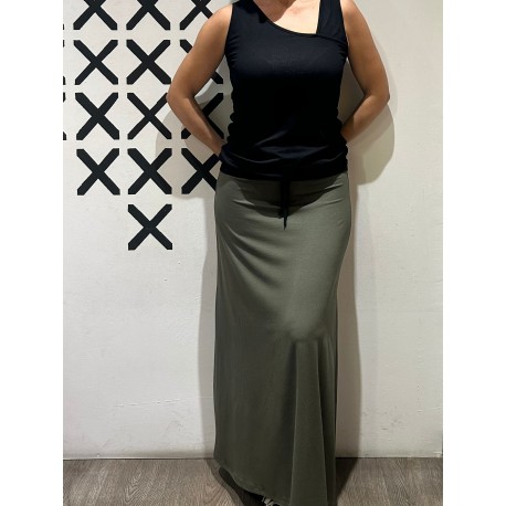 Falda larga BASICA negra