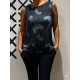 Top DOMORU Grunge Azul