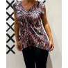 Top KISHA Zebura Rojo