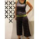 Pantalon PALAZZO 3/4  EStampado