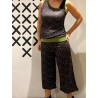 Pantalon PALAZZO 3/4  EStampado