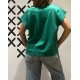 Camiseta  LILLY (COTTON) verde pájaro