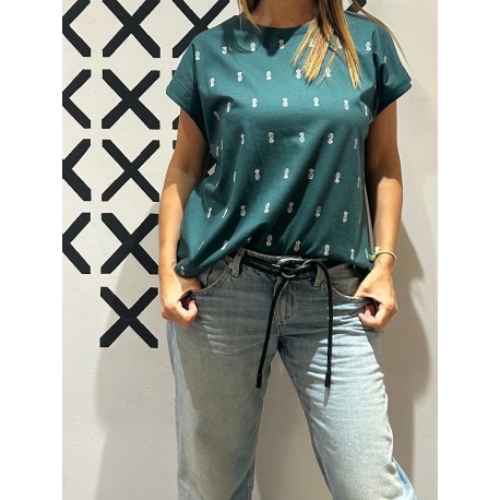 Camiseta  LILLY (COTTON) verde Pinneaple