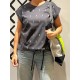 Camiseta  LILLY (COTTON) Grey Fish