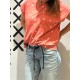 Camiseta  LILLY (COTTON) Coral ship