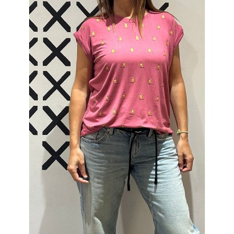 Camiseta  LILLY (SOFT) Cat Pink