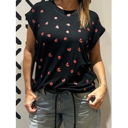 Camiseta  LILLY (SOFT)  Black Ladybug