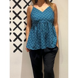 Top Normal Azul