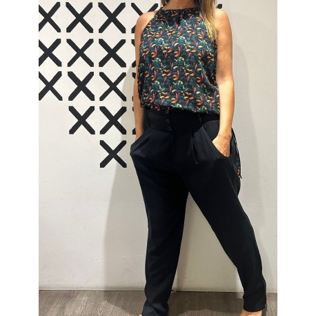 Pantalón BUTTON Black