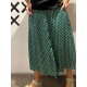 Falda MIDI Button Green