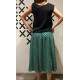 Falda MIDI Button Green
