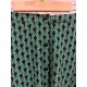 Falda MIDI Button Green