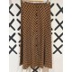 Falda MIDI Button Mostaza