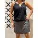 Vestido Doble V Black/Grey