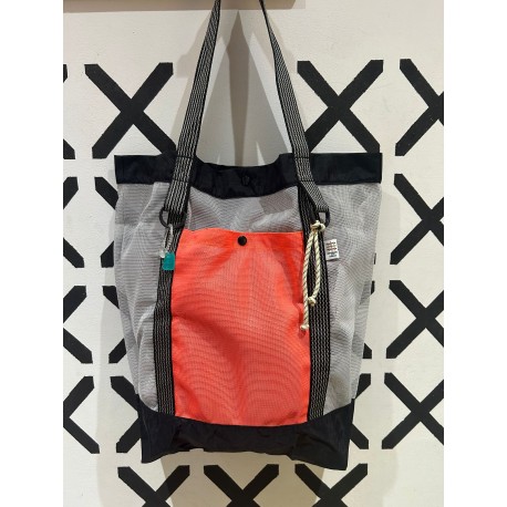 Bolso MESH TOTE  Orange Neon