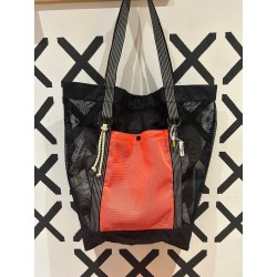Bolso MESH TOTE  Black neon