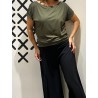 Camiseta OPEN kaki