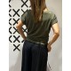 Camiseta OPEN kaki