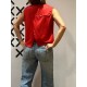 Top OPENBACK Red