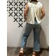 Top OPENBACK White